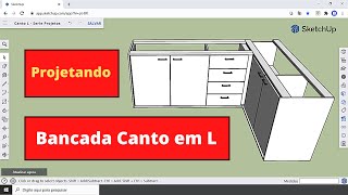 Como Projetar Canto em L para Conjunto de Móveis [upl. by Bergquist39]