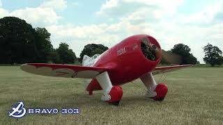 CARF Models GeeBee Racer RC Model Plane Weston Park International Model Airshow 2023 [upl. by Akemaj794]