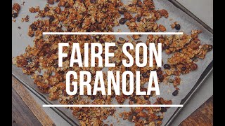 Faire son Granola Maison  facile et healthy [upl. by Morita32]