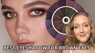 BEST Eyeshadow Colors for BROWN EYES [upl. by Asuncion]