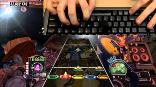 Guitar Hero Cliffs of Dover by Eric Johnson FC  Keyboard PiP [upl. by Iolenta]