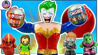 TREASURE HUNT 17 Superheroes BATTLE for TOYS  DC amp Marvel Ooshies XL amp BOXED WARRIORS [upl. by Chemash]