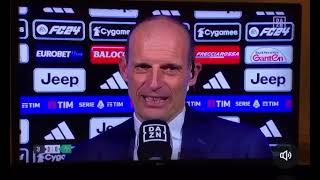 Allegri reagisce alle provocazioni di Marotta distruggendolo [upl. by Devina]