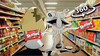 Smiling Friends Professor Psychotic Creation Skittles Meme 360° VR [upl. by Lianne]