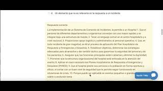 Sistema de Comando de Incidentes para Hospitales SCIH OPS Evaluacion  Modulo 1 Version 3 [upl. by Etnud]