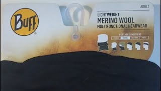 Review  Merino Wool Buff 100 merino neck warmer balaclava and hat all in one [upl. by Jedd502]