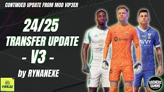 FIFA 22 SQUAD UPDATE 2425 by RYNANEXE for MOD VIP3ER NO EEP MOD  TUTORIAL INSTALL fifa22 [upl. by Heda312]