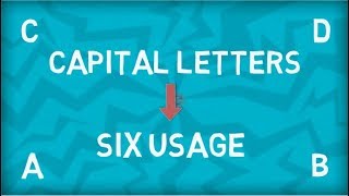 Everything about Capital Letters  Usage of Capital Letters When to Use [upl. by Chimene339]