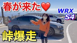 春がきた タイヤ変えてから初めて峠を走行してみた オールシーズンタイヤクロスクライメイト2の性能は？WRX S4 STIスポーツ 車好き女子 [upl. by Mccartan295]