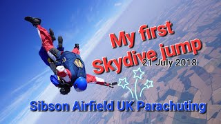 My first Tandem Skydive at Sibson Airfield [upl. by Blake421]