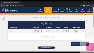 How to Conduct exams on Examnet [upl. by Lemkul]