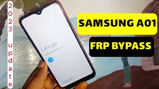 Samsung A01 Frp UnlockBypass Google Account Lock Android 10  2023 Update [upl. by Kapeed790]