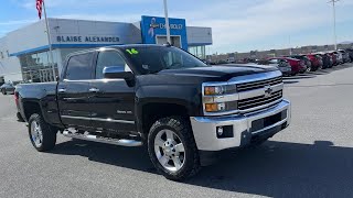 2016 Chevrolet Silverado 2500HD LTZ Waynesboro Chambersburg Hanover Carlisle Frederick [upl. by Ynnos372]