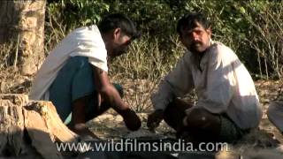 Fishermen sharing food in one plate near Brahmaputra [upl. by Remus]