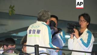 Tsang campaigns ahead of Sundays HK election [upl. by Annua]