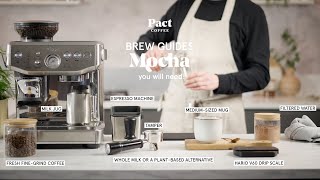 How to make a mocha  Mocha Guide  Pact Coffee [upl. by Llednav964]