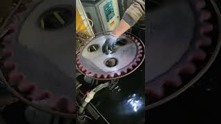 🔥 Induction Hardening in Action Watch Gears Strengthen to Perfection ✨ [upl. by Nylazor]