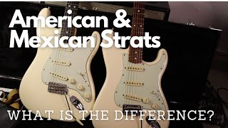 Fender American Original 60s Strat and Fender Vintera 60s Modified Strat  any differences [upl. by Acinor232]