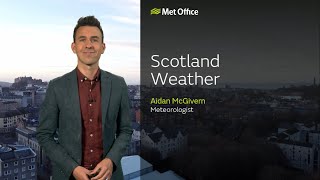 220624 – Cloudy with rain in the west – Scotland Weather Forecast UK – Met Office Weather [upl. by Airdnassac]