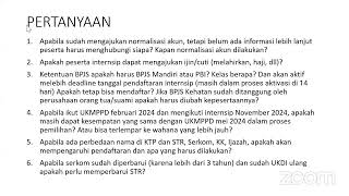 Sosialisasi Rekrutmen Internsip Dokter amp Dokter Gigi Penempatan November 2024 [upl. by Botzow]