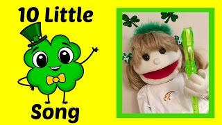 St Patricks Day Song for Children Counting Song for Kids Nursery Rhyme Songs Shamrock Song [upl. by Rodolphe]