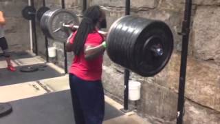 Kendrick Farris 565x5 Back Squat [upl. by Arrat955]