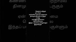 Un Marbil Vizhi Moodi Tamil Song Lyrics Nenjam ethilum ottamal kannil kanavum singer KSChithra [upl. by Fugazy796]