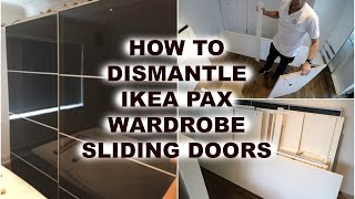 IKEA PAX WARDROBE DISMANTLING [upl. by Alihs]