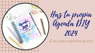 Cómo hacer tu propia agenda DIY 2024 con imprimibles gratis [upl. by Charita263]