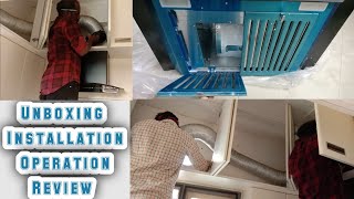 Alstorm Kitchen Chimney Unboxing Installation And Review  How To Operate Alstorm Kitchen Chimney [upl. by Iahs]