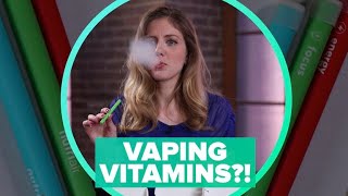 Can you vape vitamins We test it out [upl. by Htyderem]