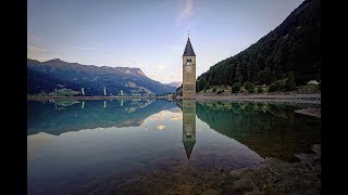 La Storia del CAMPANILE DI CURON in mezzo al LAGO di RESIA [upl. by Niklaus]