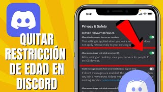 Cómo QUITAR La Restricción De Edad En DISCORD [upl. by Ainitsirk712]