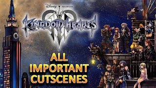 Kingdom Hearts 3 Story  All Important Cutscenes ONLY No Filler  Epilogue  Secret Ending [upl. by Htebharas]