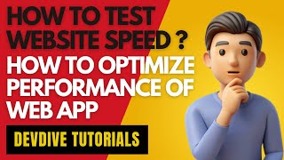 How to test web application speed  How to improve performance of web application [upl. by Racso]