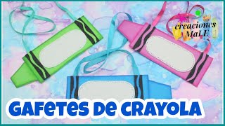 GAFETES DE CRAYOLA  DIY [upl. by Sharron]