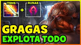 🔥 BARRILES OP COMO JUGAR GRAGAS JUNGLA S14 GUÍA ESPAÑOL  TEMPORADA 14 LOL 2024 [upl. by Kauffman]