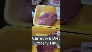 Carnivore Diet Grocery Haul weightloss carnivorediet ketocarnivore healthylifestyle carnivore [upl. by Nnyltak761]