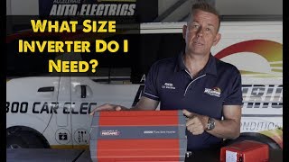 What Size Inverter Do I Need  How to Choose the Right Size Inverter  Accelerate Auto Electrics [upl. by Adoree]