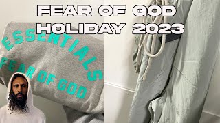 Fear of God Essentials Holiday 2023 Drop [upl. by Aciretal950]