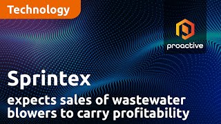 Sprintex expects sales of new wastewater blowers to carry it to profitability [upl. by Ahsied]