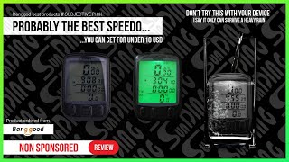 Sunding Bicycle Speedometer  Review [upl. by Meesaw]