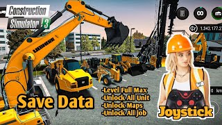 Save Data Contruction Simulator 3 Apk All Heavy Equipment [upl. by Horvitz]