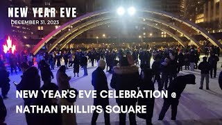 City fail  nothing at Nathan Phillips Square on New Year Eve and security asking people to leave [upl. by Ydnem]