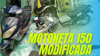 Así Se Modificó Motoneta 150 🛵 [upl. by Matheson143]