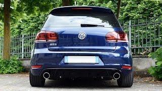 Golf Mk6 GTD  TDI AWESOME SOUND with straight pipes by Supersprint [upl. by Inahpit]