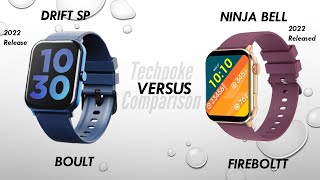 Boult drift vs Fireboltt ninja bell 🤔 best calling under 3k boult fireboltt comparison techpoke [upl. by Dominic]