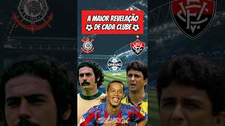 O maior jogador revelado por cada clube futebol brasileirao revelação ronaldinho [upl. by Gaige]