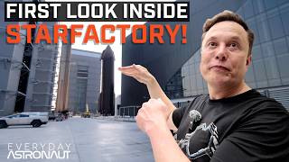 First Look Inside SpaceXs Starfactory w Elon Musk [upl. by Barb]