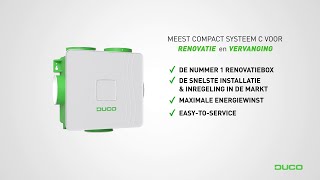 DucoBox Reno BE  Dé ventilatiebox voor renovatie [upl. by Dani]